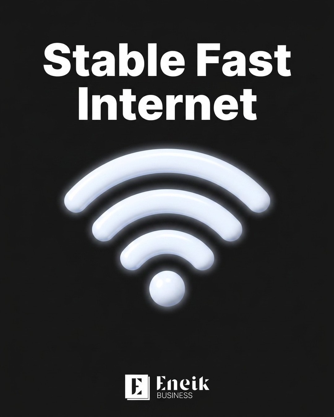 One feature, one clear benefit: fast reliable internet as a deal-closer.